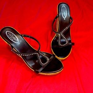 Callisto of California Wedge Sandals